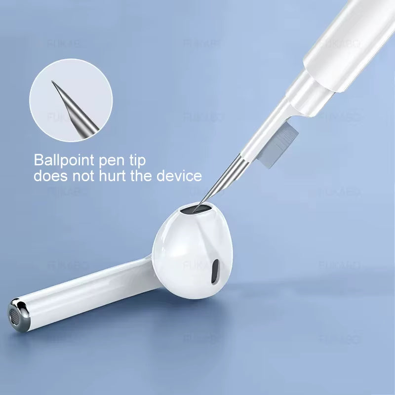 Comprehensive Bluetooth Earphone Cleaning Kit for AirPods Pro and Other Earbud Brands - Essential Cleaning Tool with Pen and Brush for Optimal Maintenance