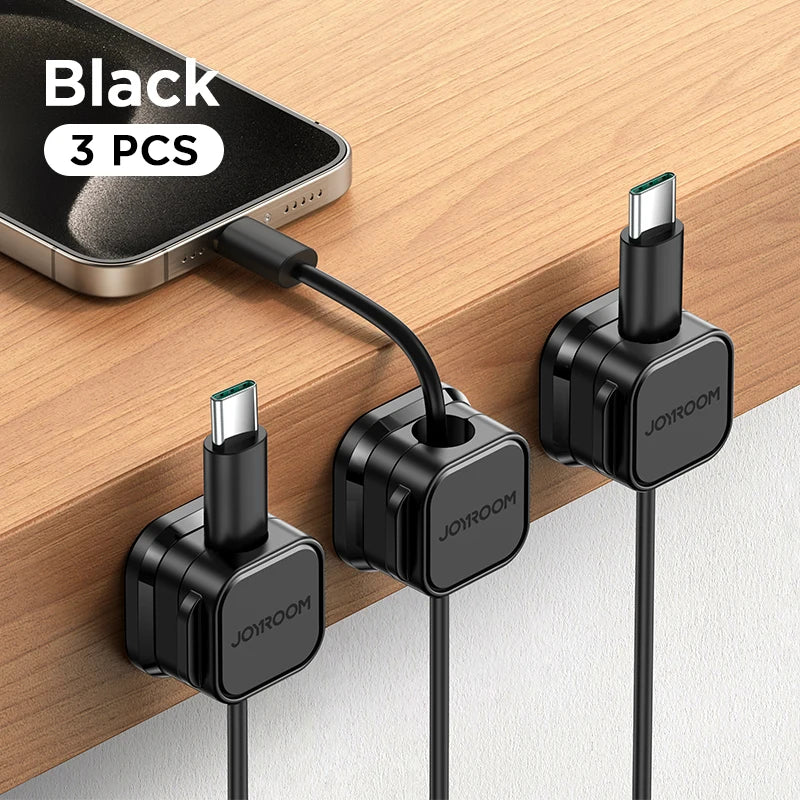 Magnetic Cable Clips: Smoothly Adjustable Cord Holders for Optimal Under-Desk Cable Management