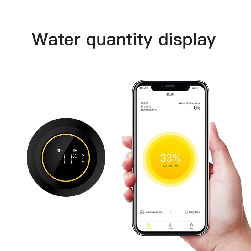 Bluetooth Smart Water Bottle Temperature Display Warm and Cold Insulation Bottle