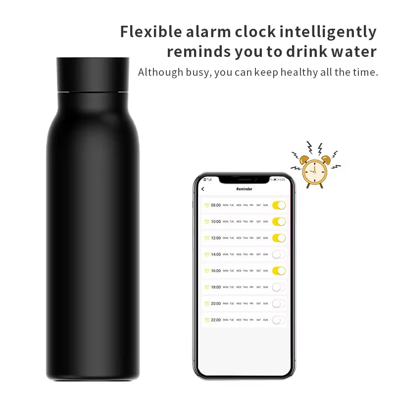 Bluetooth Smart Water Bottle Temperature Display Warm and Cold Insulation Bottle