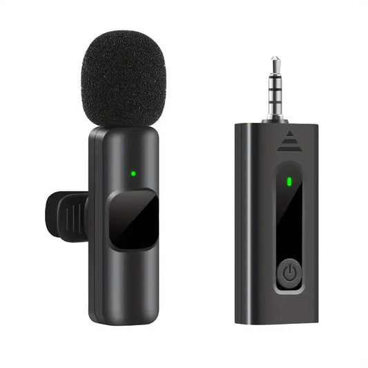 Mini Lavalier Microphone Portable Audio Recording Mini Lapel Mic Wireless Microphone