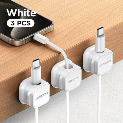 Magnetic Cable Clips: Smoothly Adjustable Cord Holders for Optimal Under-Desk Cable Management