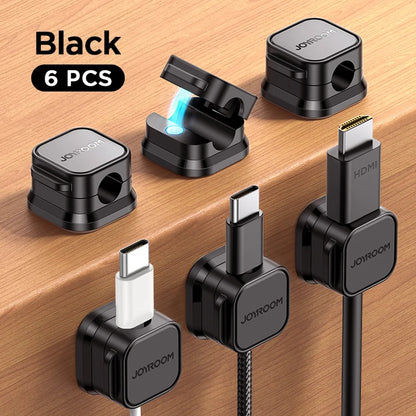 Magnetic Cable Clips: Smoothly Adjustable Cord Holders for Optimal Under-Desk Cable Management